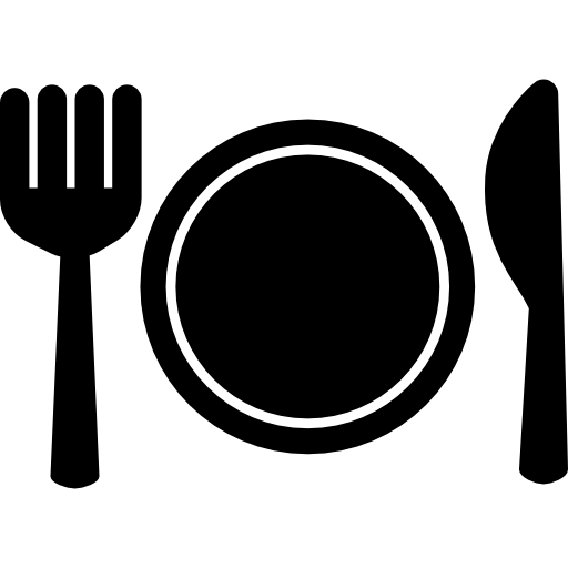 plate fork and knife